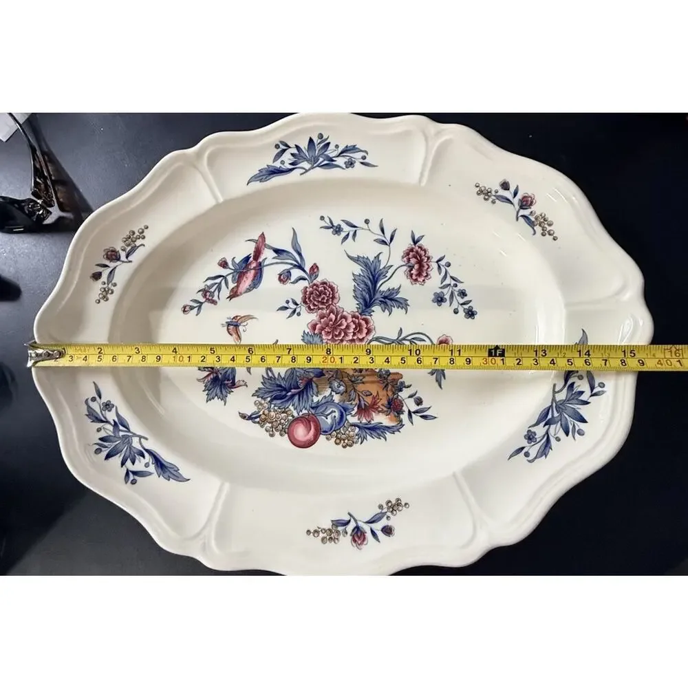 Wedgwood Potpourri Oval Serving Platter, Made in England